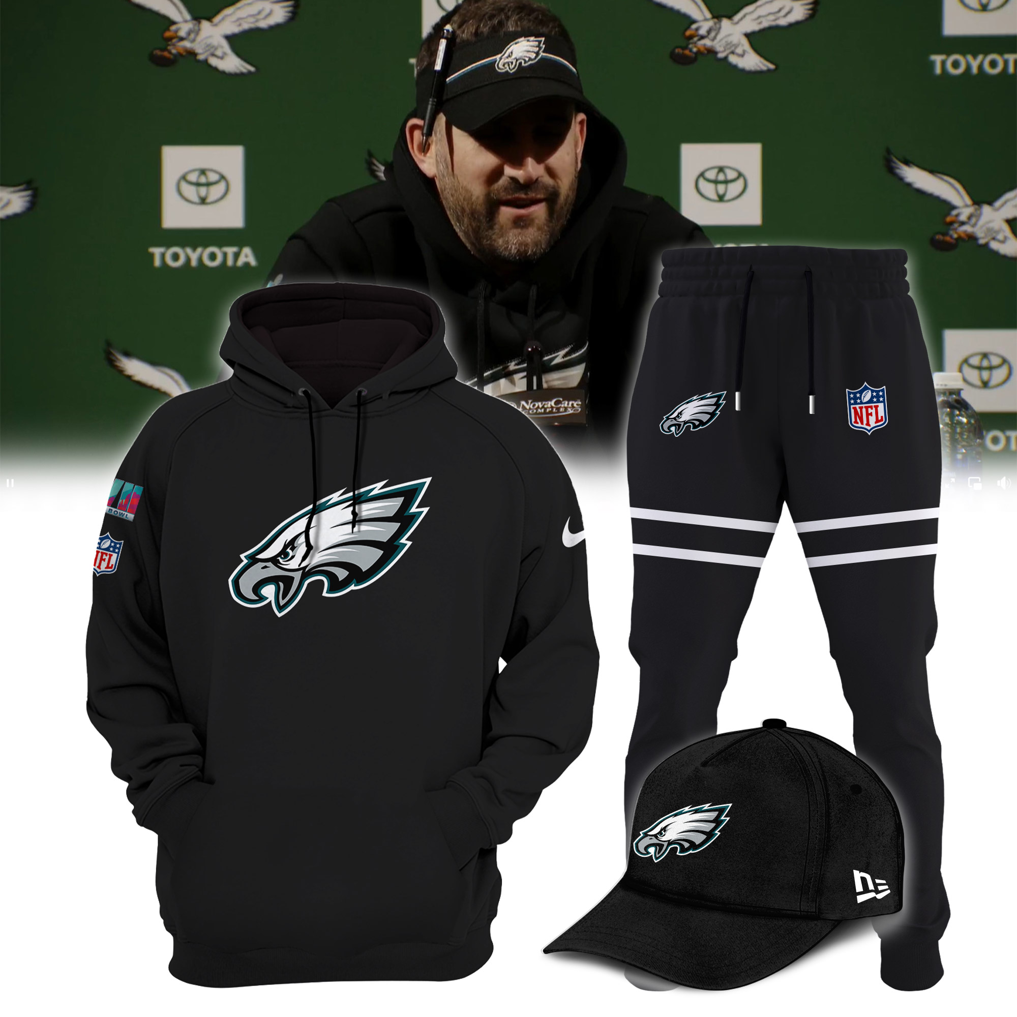 Philadelphia eagles Hoodie 01