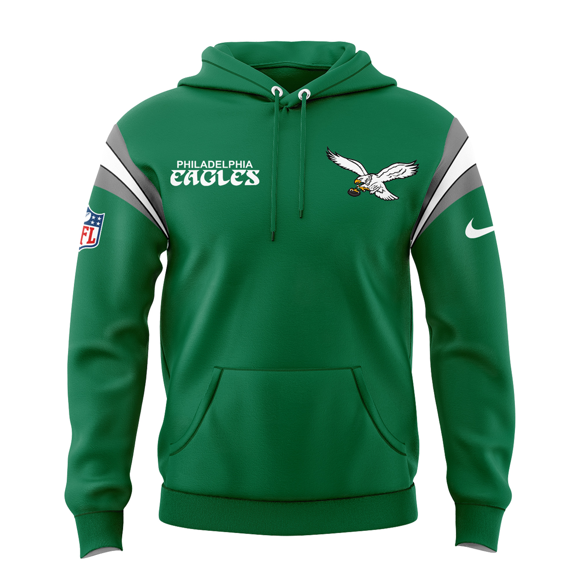 Philadelphia Eagles Kelly Green Hoodie 2024
