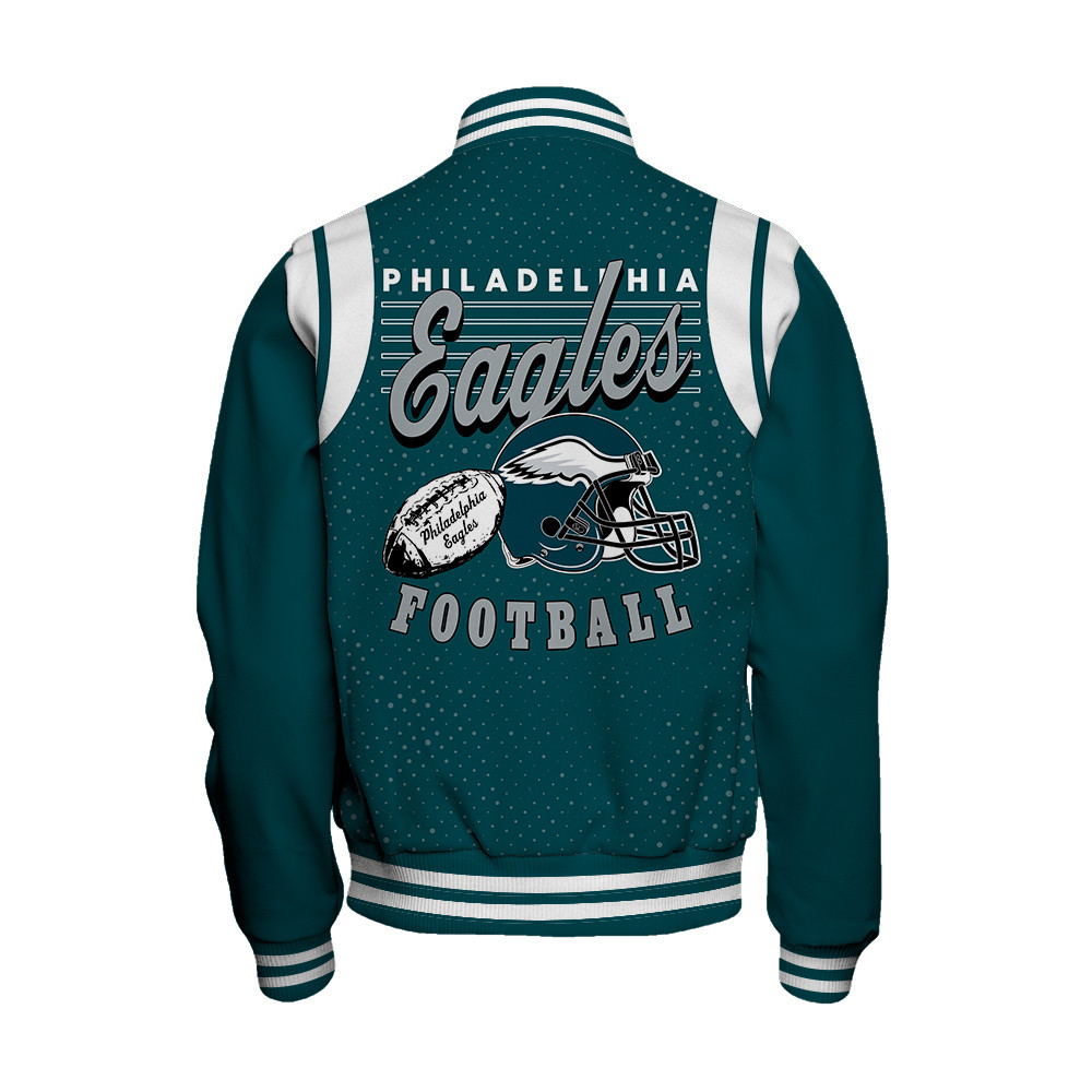Philadelphia Eagles National Football League Make Your Mark Unisex Varsity Jacket