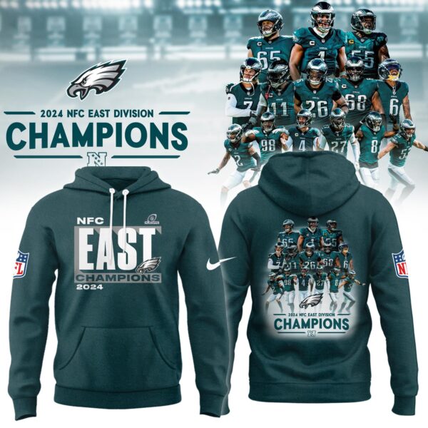 Philadelphia Eagles NFC East Division Champions Limited Hoodie v2