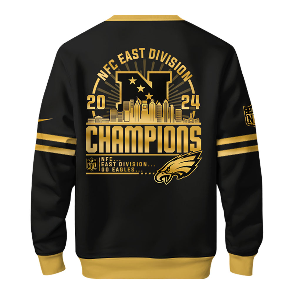 Philadelphia Eagles NFC East Division Champions Sweatshirt 2025