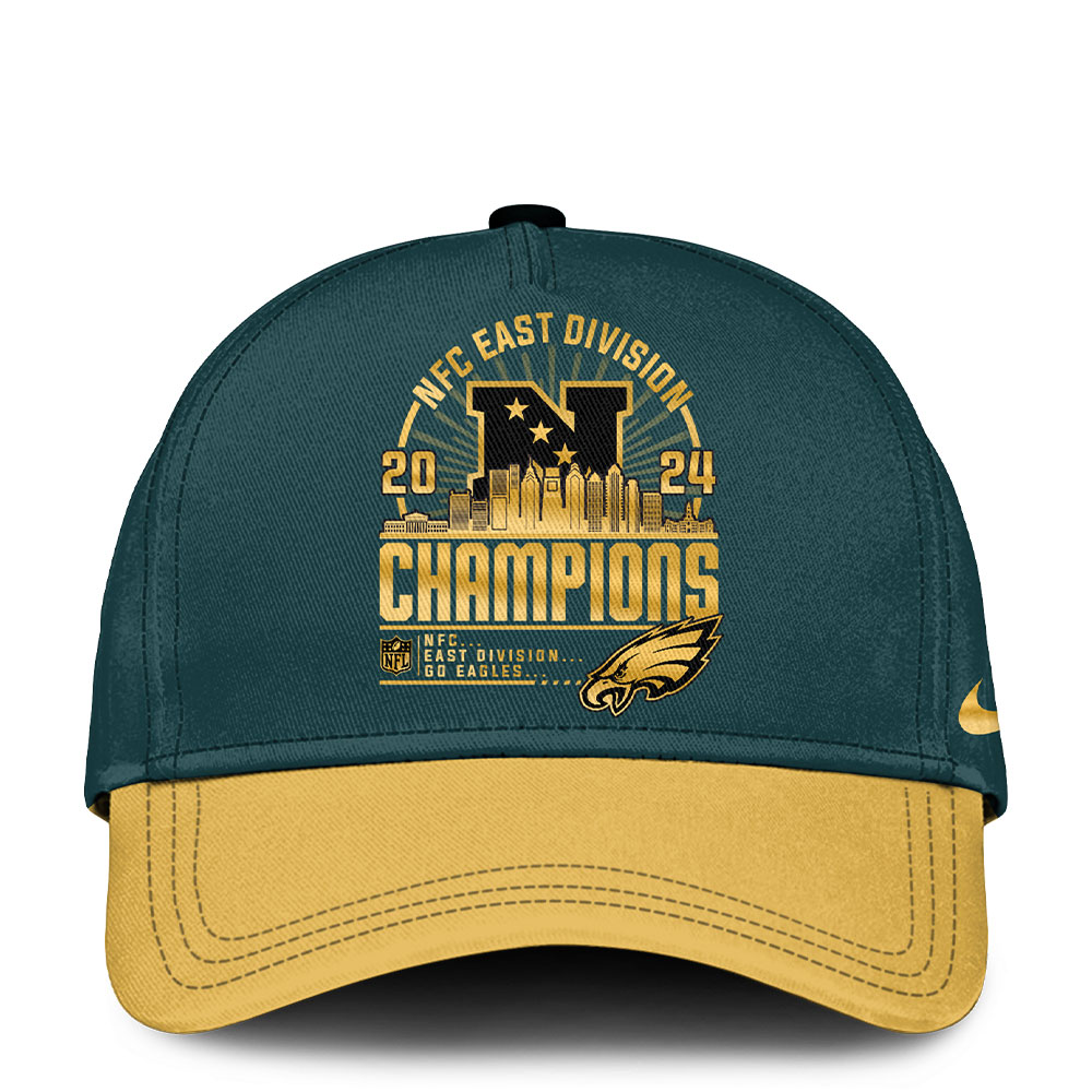 Philadelphia Eagles NFC EAST DIVISION CHAMPIONS T-Shirt Royal