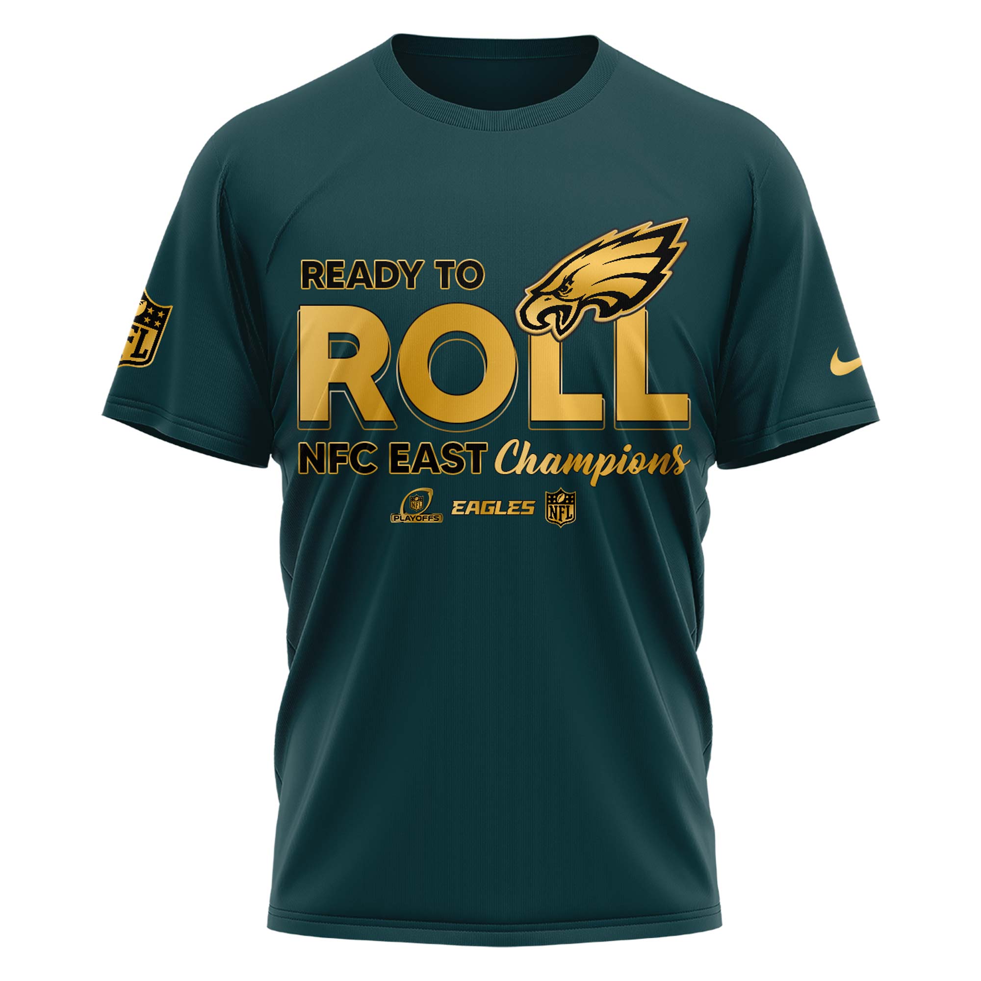 Philadelphia Eagles NFC EAST DIVISION CHAMPIONS T-Shirt Royal