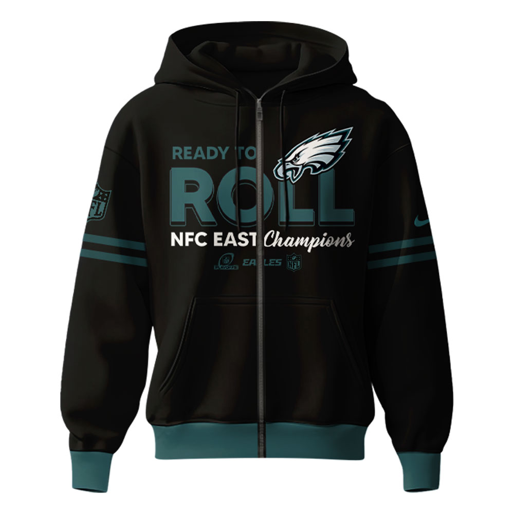 Philadelphia Eagles NFC East Division Champions Zip Hoodie #1