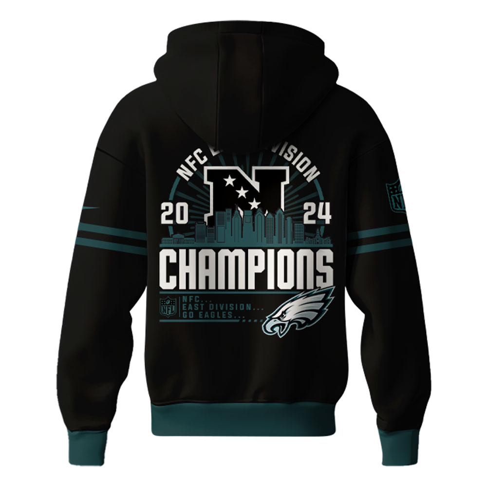 Philadelphia Eagles NFC East Division Champions Zip Hoodie #1