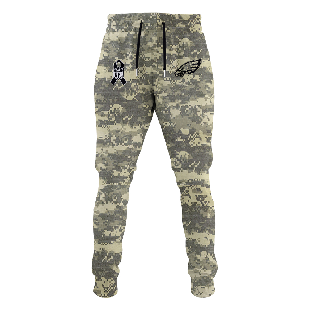 Philadelphia Eagles Salute to Service Club Camo Hoodie 1