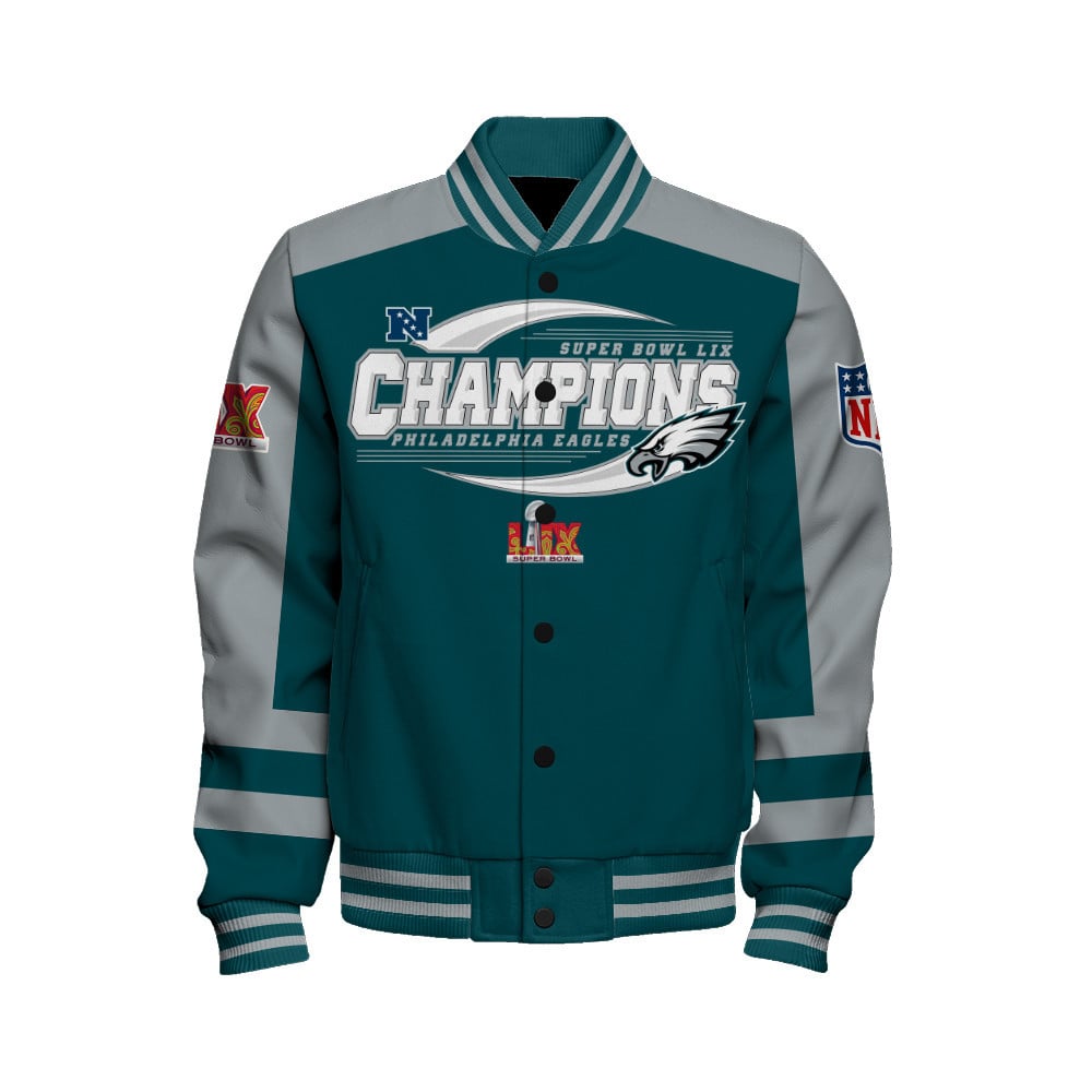Philadelphia Eagles Super Bowl 2025 Victory A Champion's Choice Varsity Jacket
