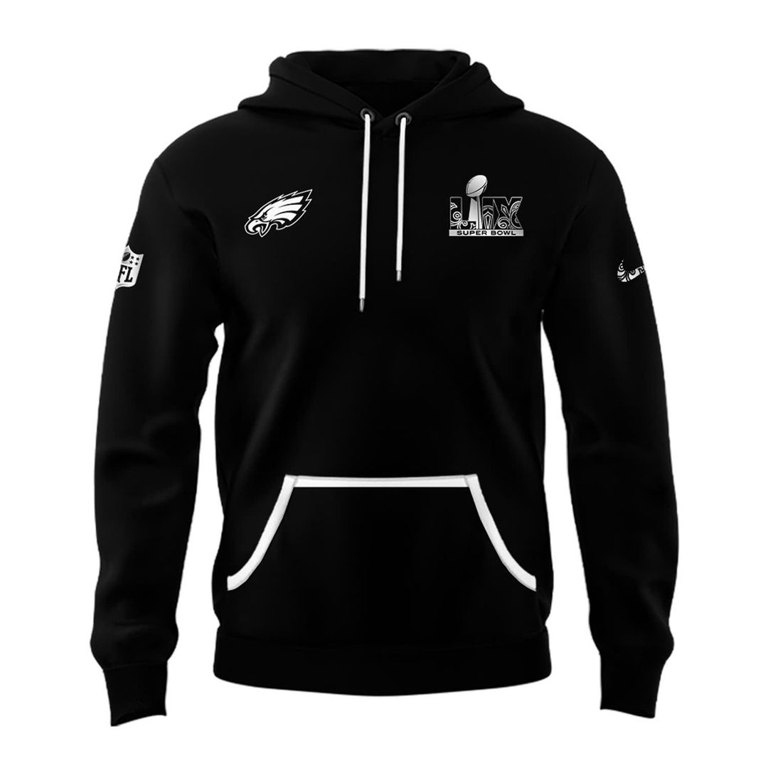 Philadelphia Eagles Super Bowl Black Hoodie