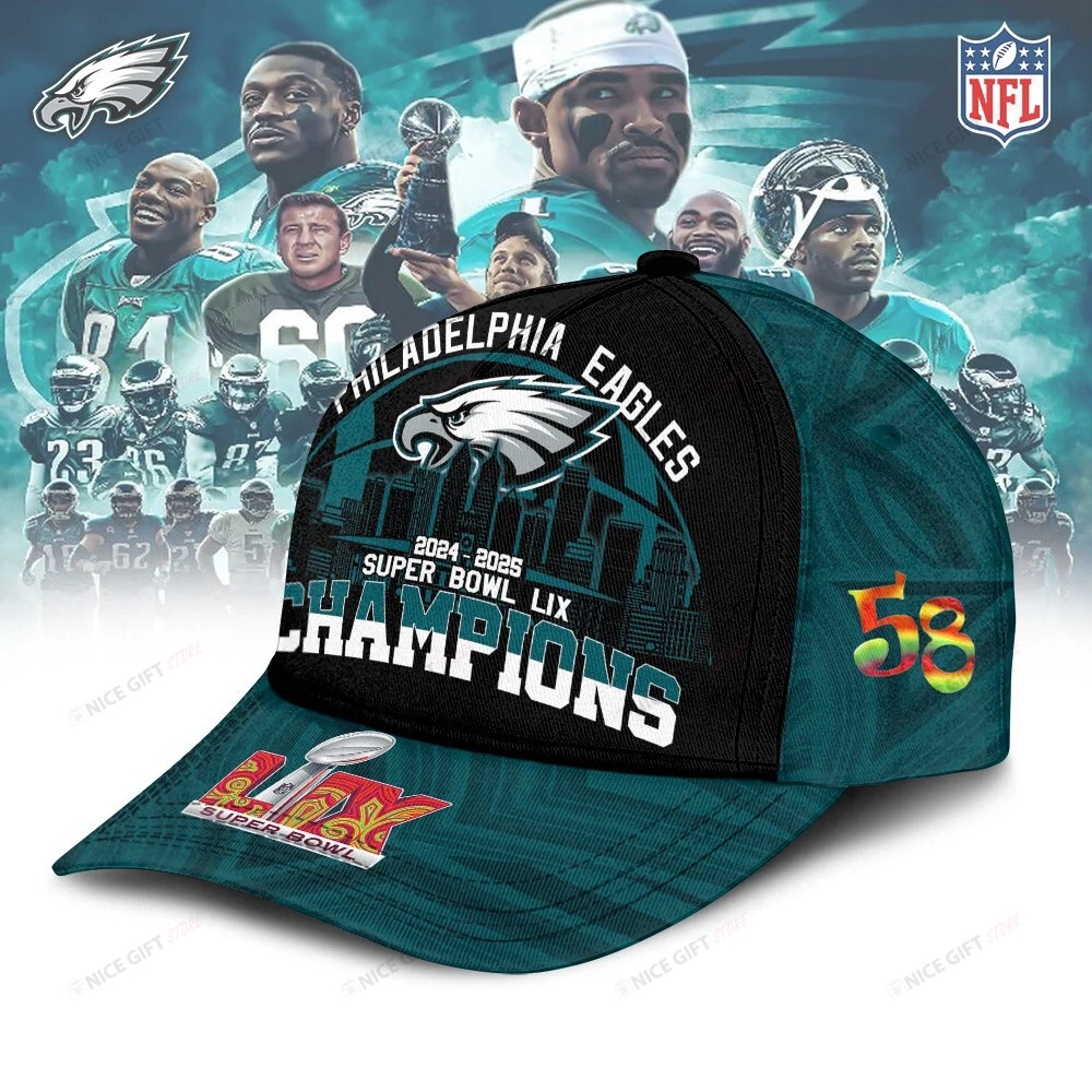 Philadelphia Eagles Super Bowl Champions Classic Cap 3DC-E1R3