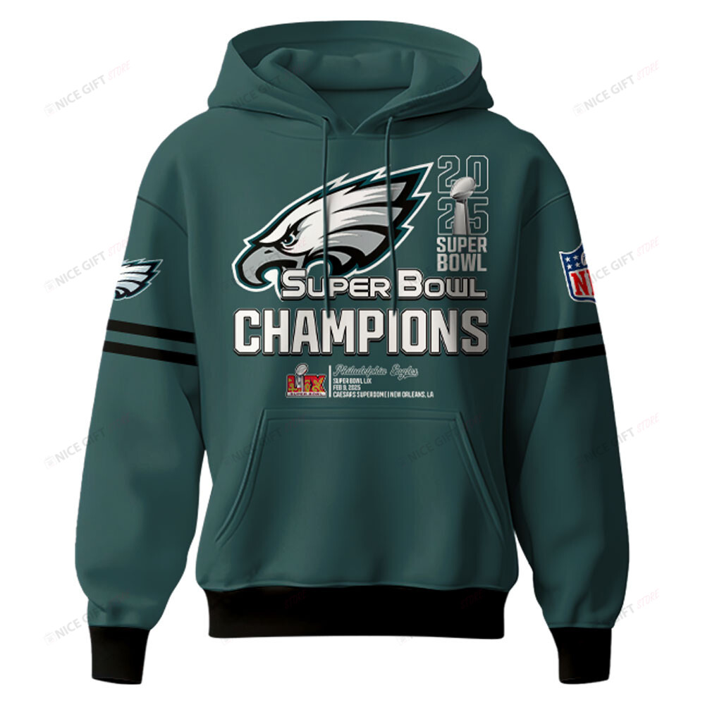 Philadelphia Eagles Super Bowl Champions Hoodie 3D 3HO-A5A7