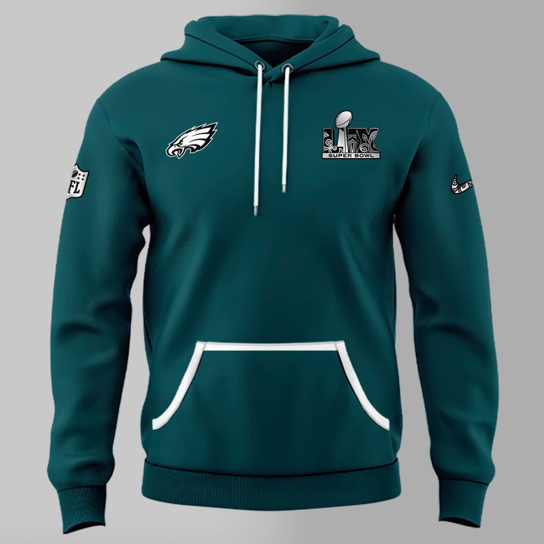 Philadelphia Eagles Super Bowl Green Hoodie