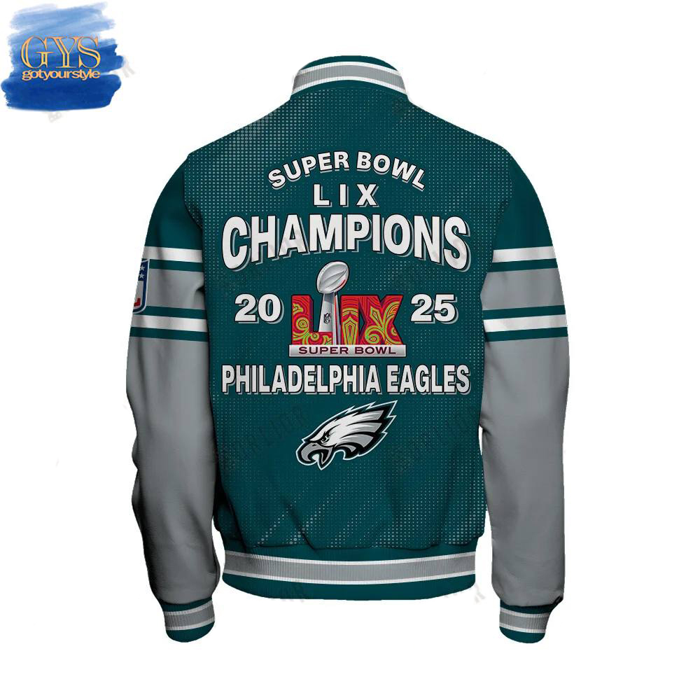 Philadelphia Eagles Super Bowl LIX 2025 Champions Varsity Jacket