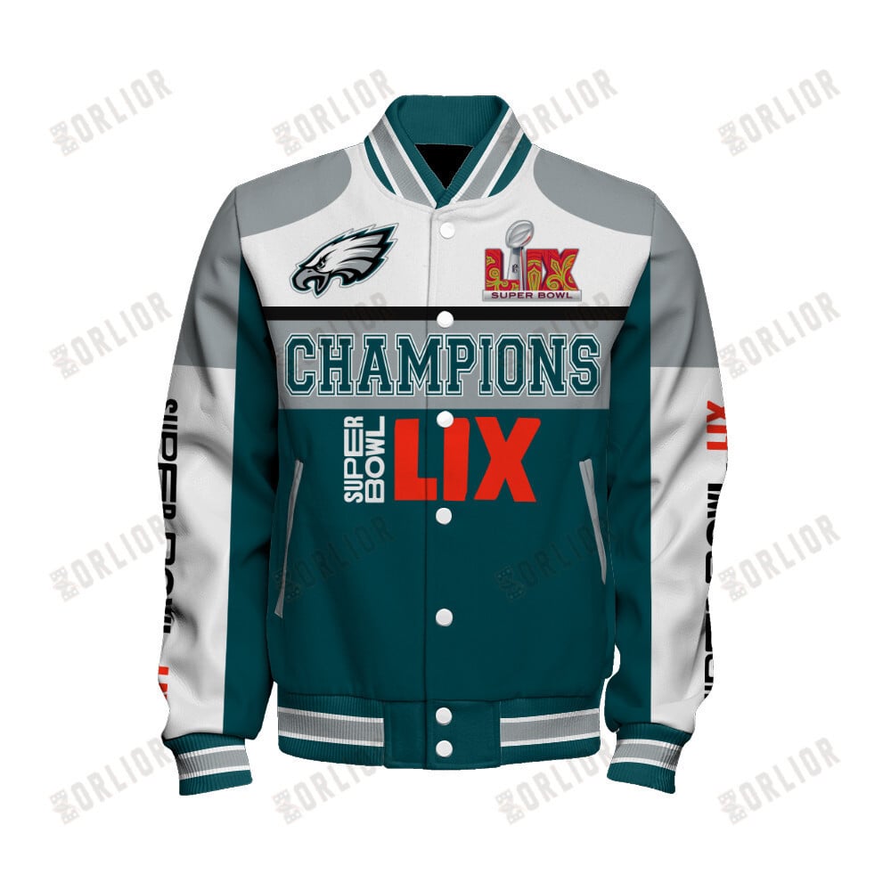 Philadelphia Eagles Super Bowl LIX 2025 Winning Spirit Varsity Jacket
