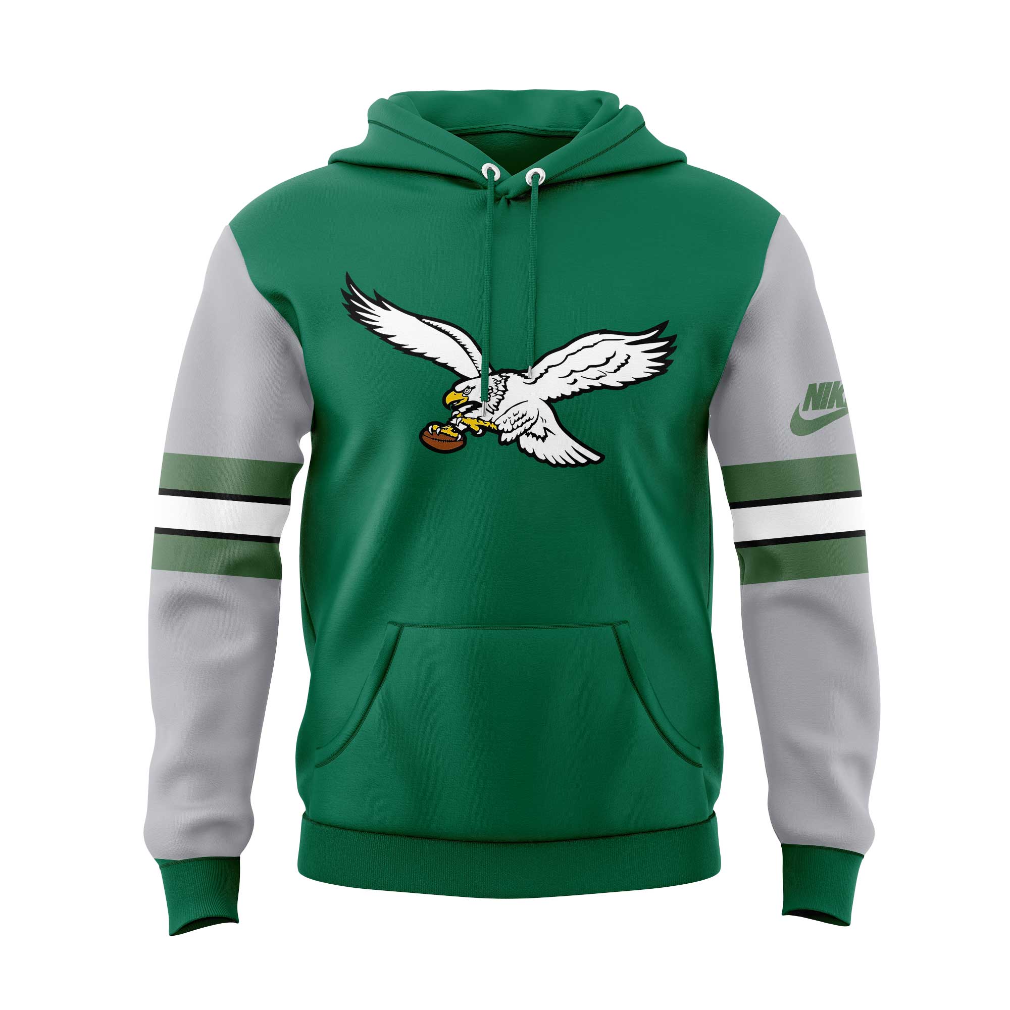 Philadelphia Eagles Super Bowl LIX Champions Club Green Hoodie V2