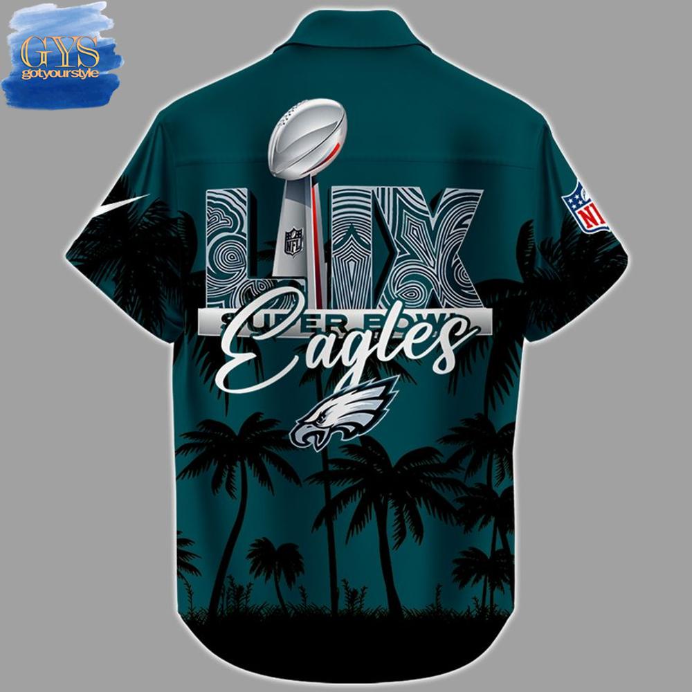Philadelphia Eagles Super Bowl LIX Champions Combo Hawaiian Shirt