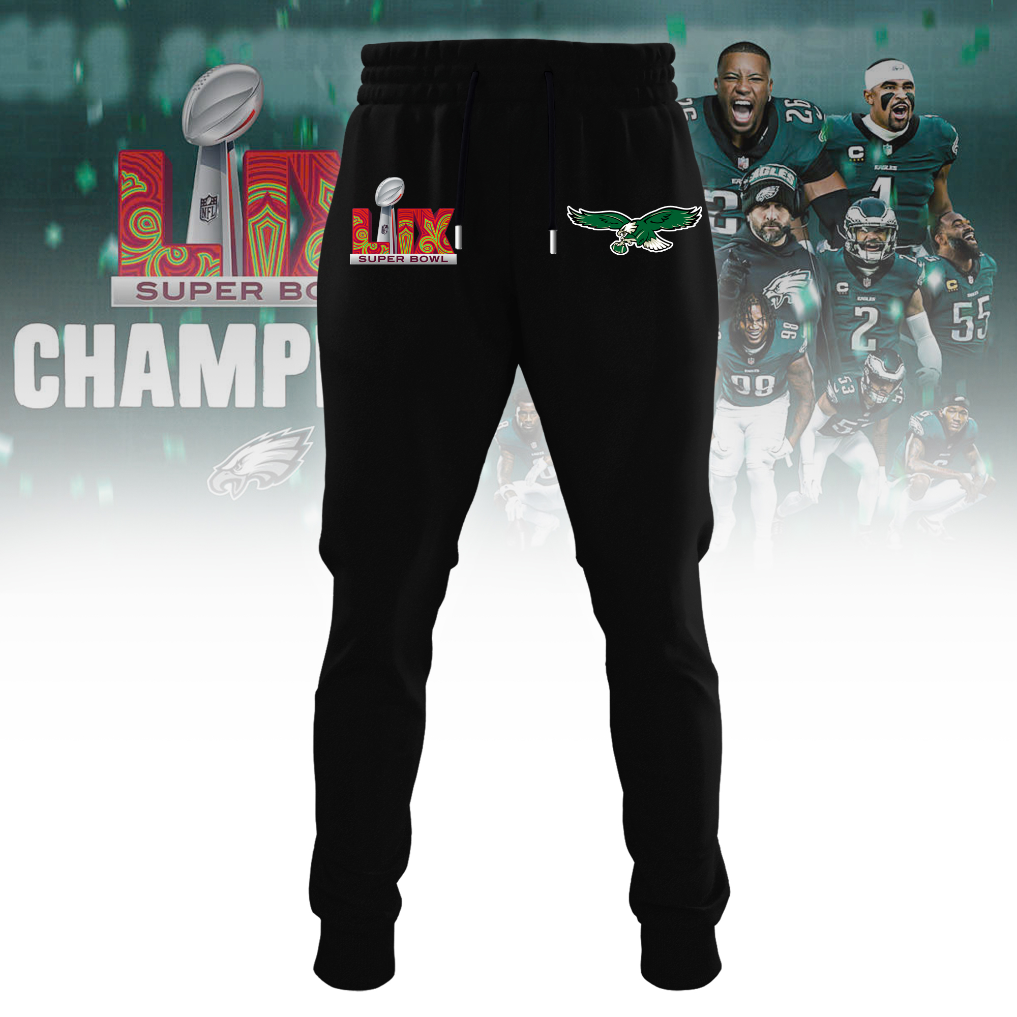 Philadelphia Eagles Super Bowl LIX Champions Hoodie 2025