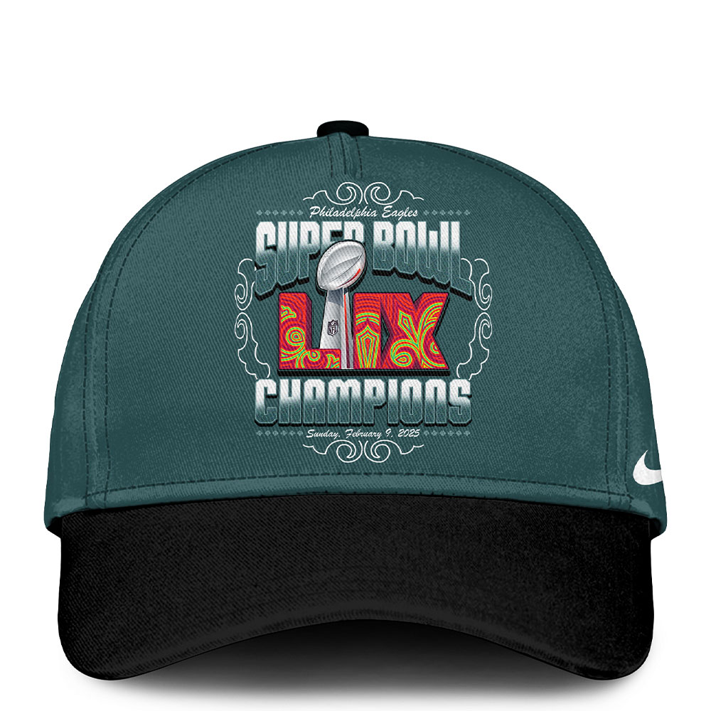 Philadelphia Eagles Super Bowl LIX Champions Hoodie 2025 v2