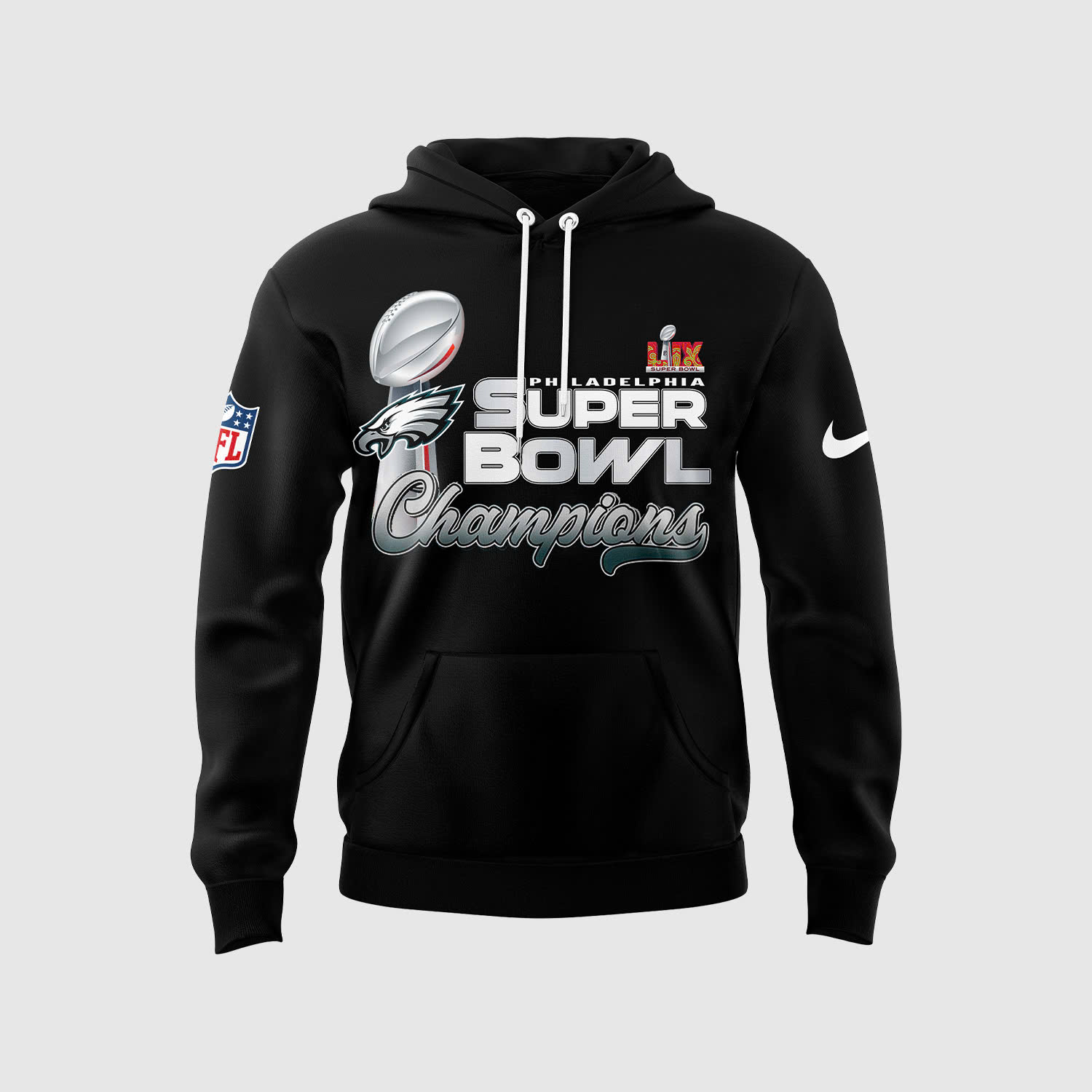 Philadelphia Eagles Super Bowl LIX Champions Hoodie V3
