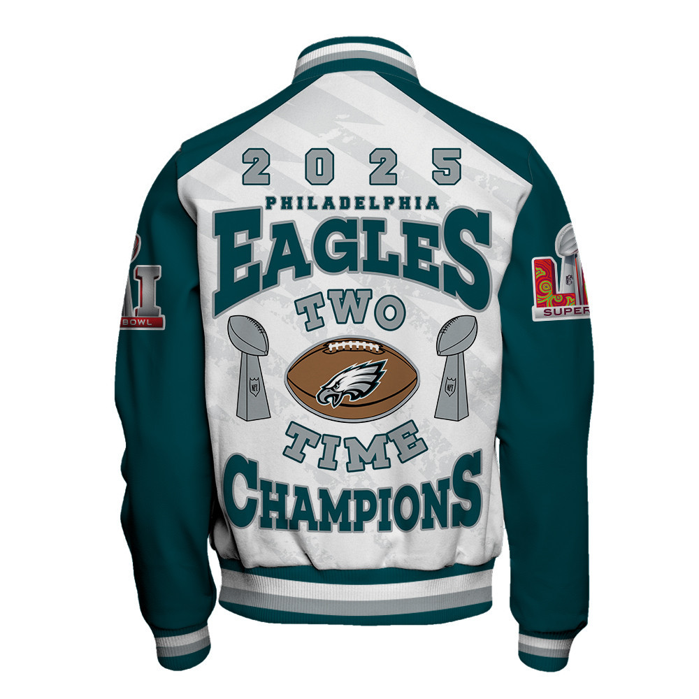 Philadelphia Eagles Super Bowl LIX Champions The King Of The Field Varsity Jacket