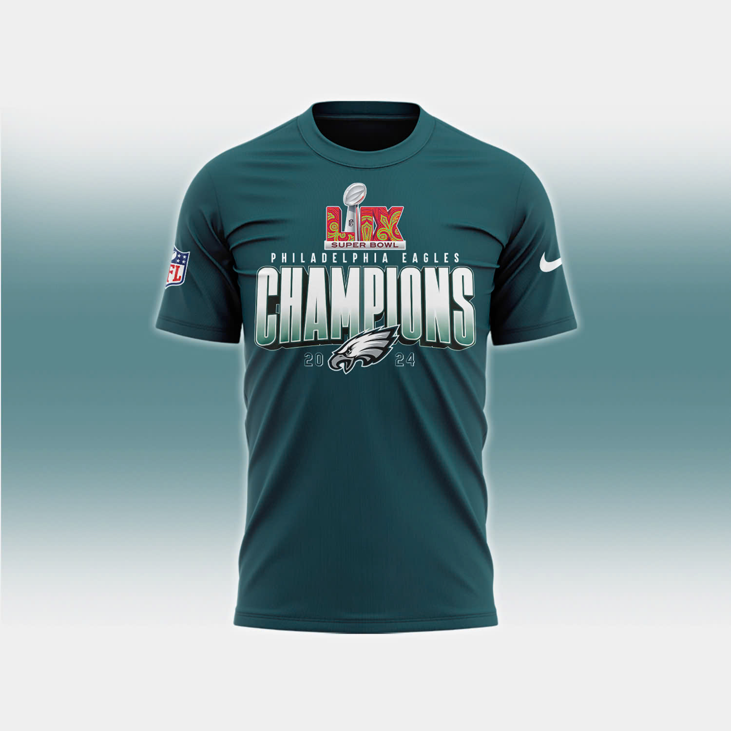 Philadelphia Eagles Super Bowl LIX Champions TShirt