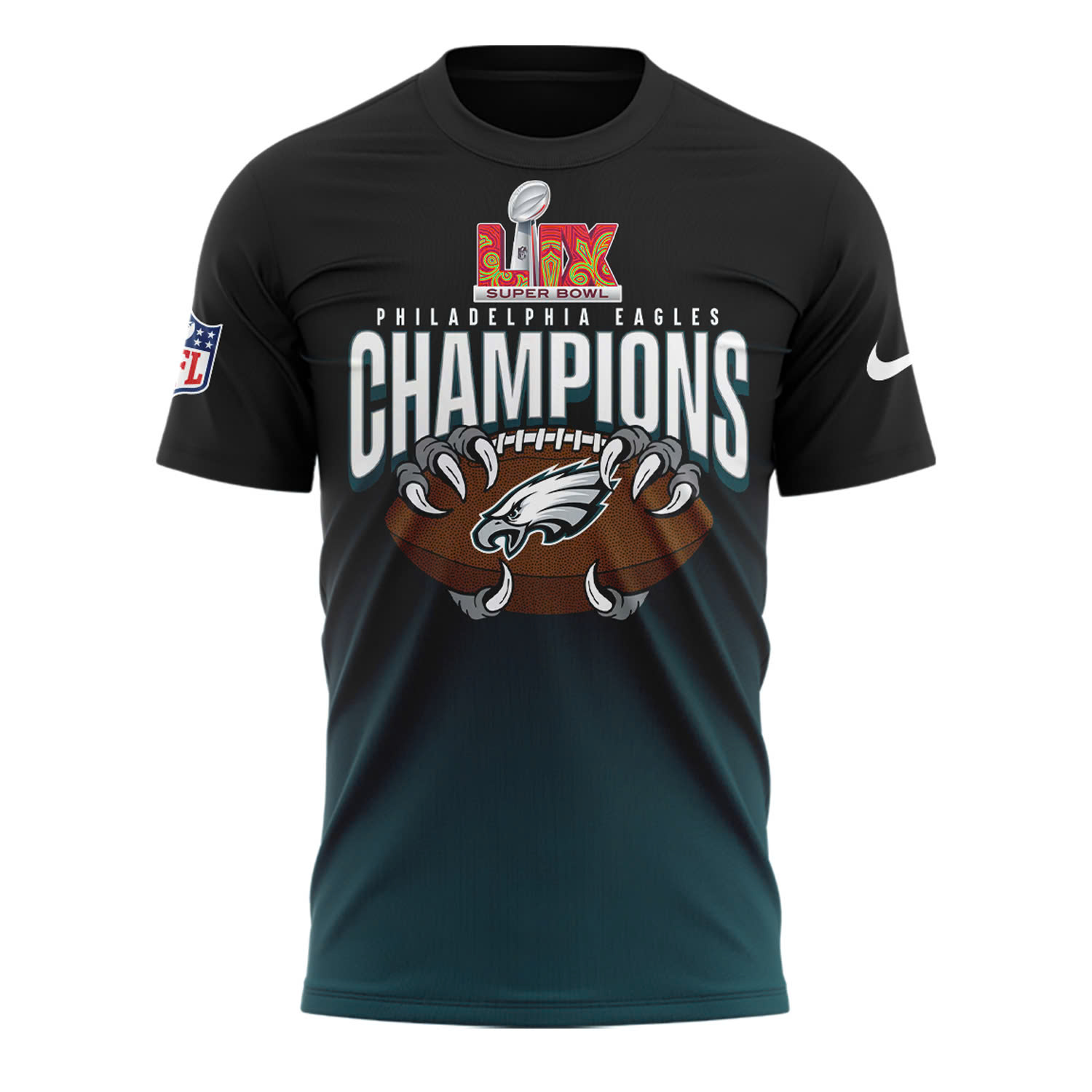 Philadelphia Eagles Super Bowl LIX Champions TShirt V6