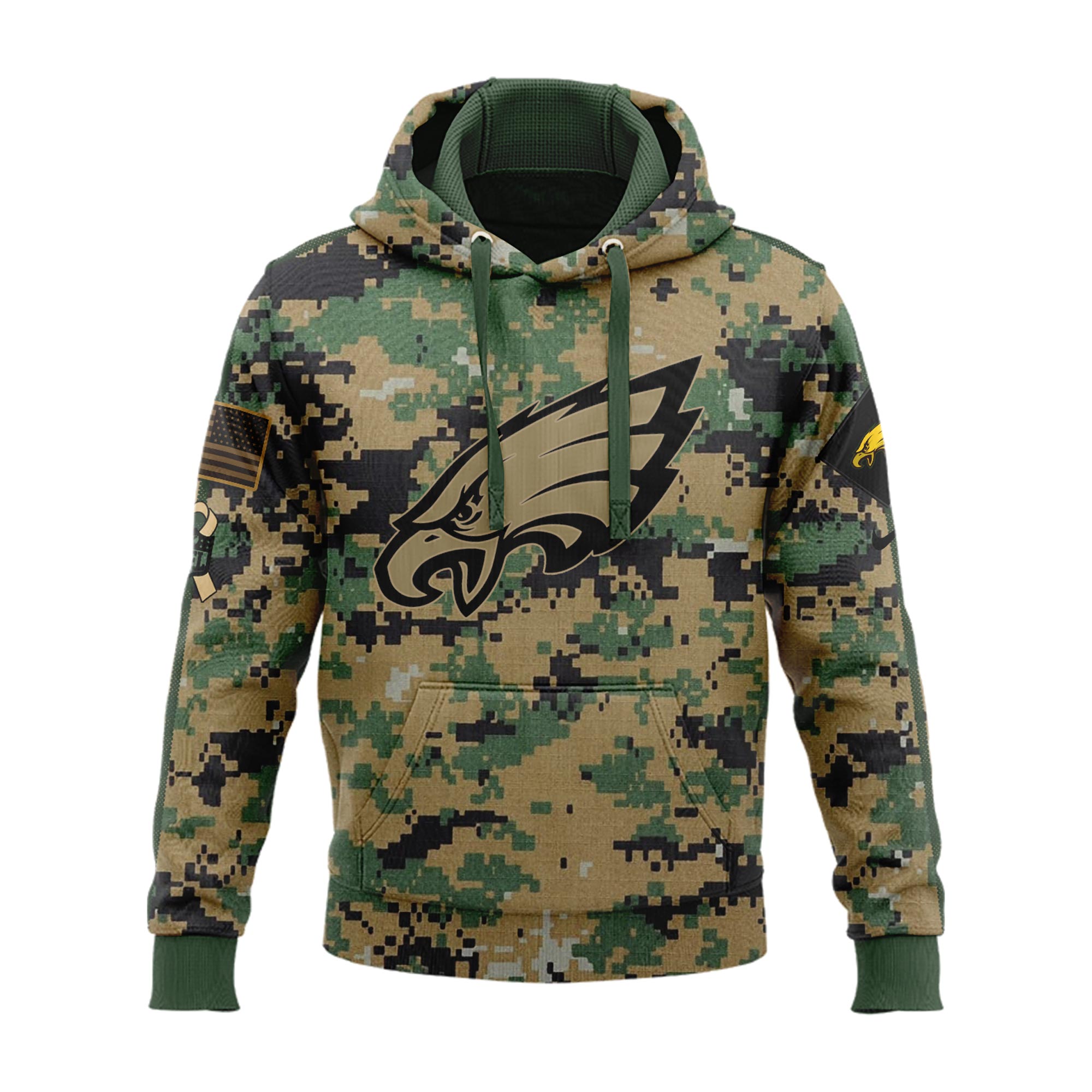Philadelphia Eagles Veterans Hoodie 01