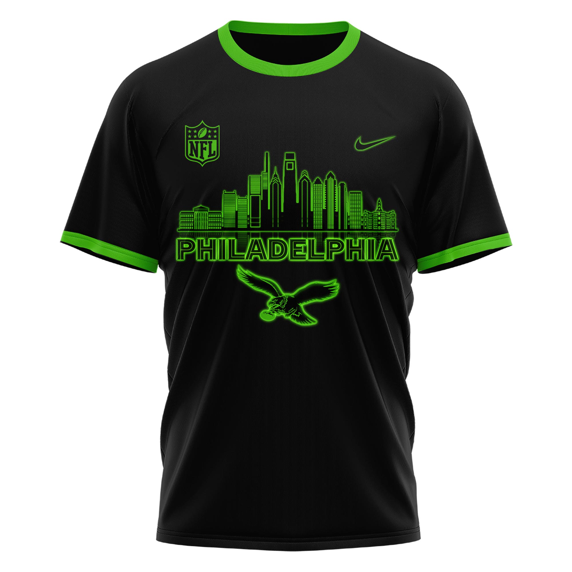 Philadelphia Eagles x Kelly Green Tshirt 2025