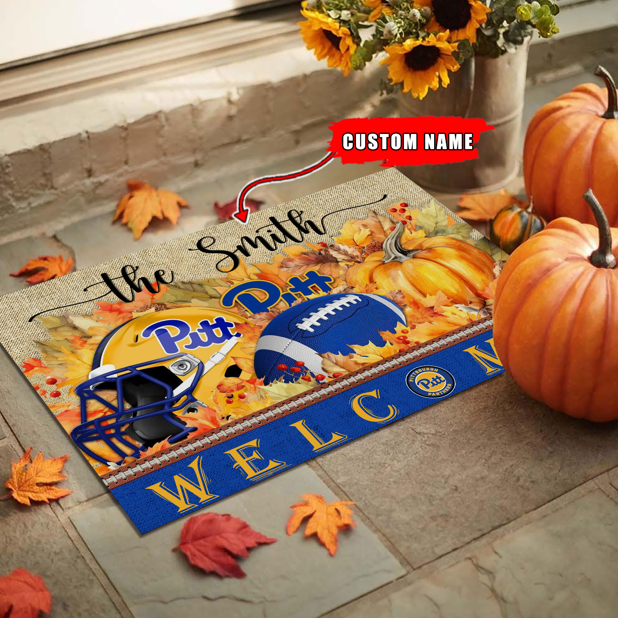 Pittsburgh Panthers Welcome Fall Football Doormat