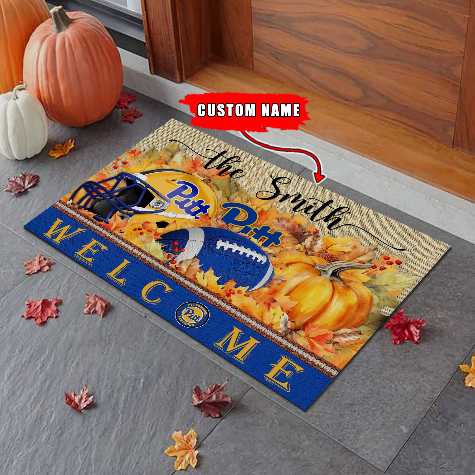 Pittsburgh Panthers Welcome Fall Football Doormat