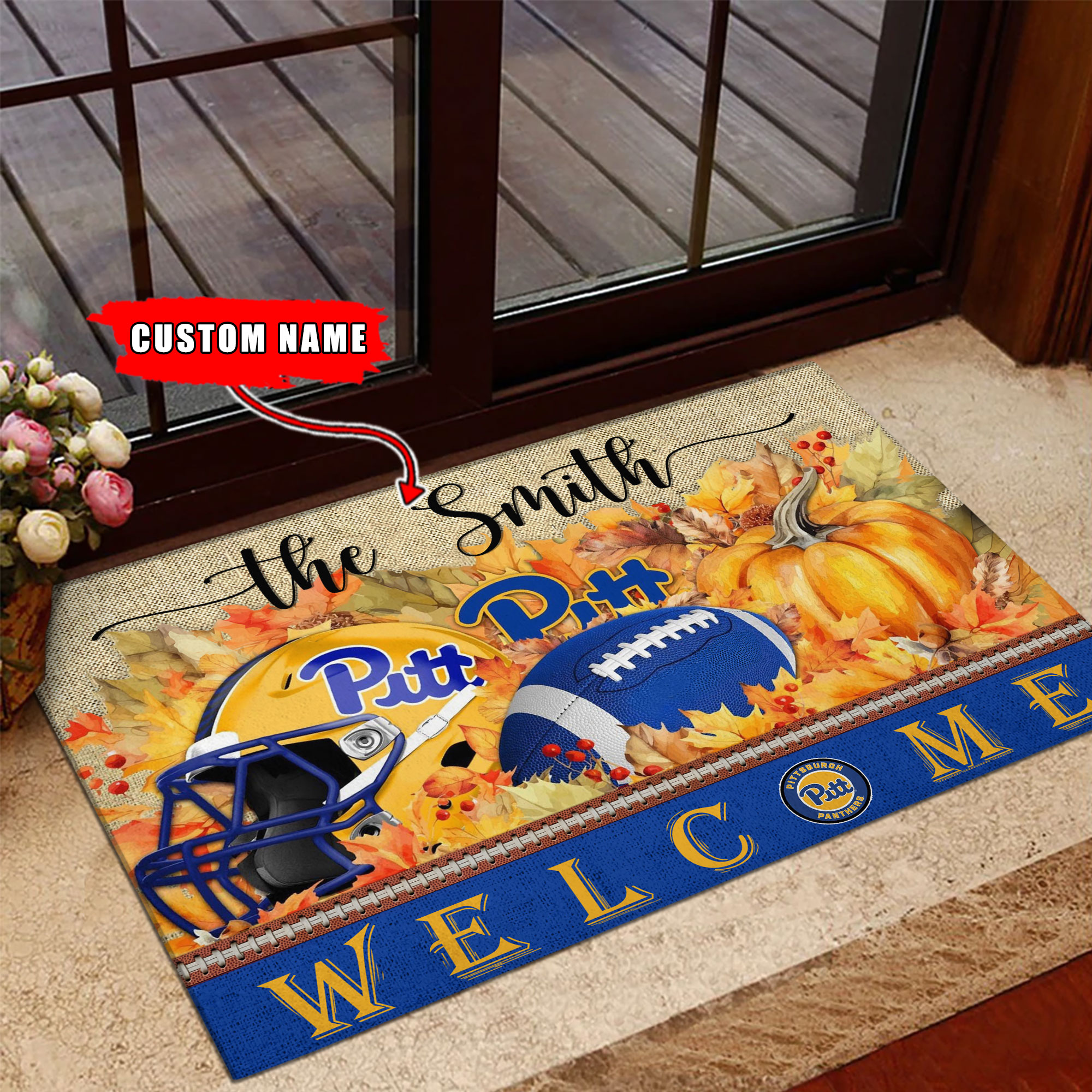 Pittsburgh Panthers Welcome Fall Football Doormat
