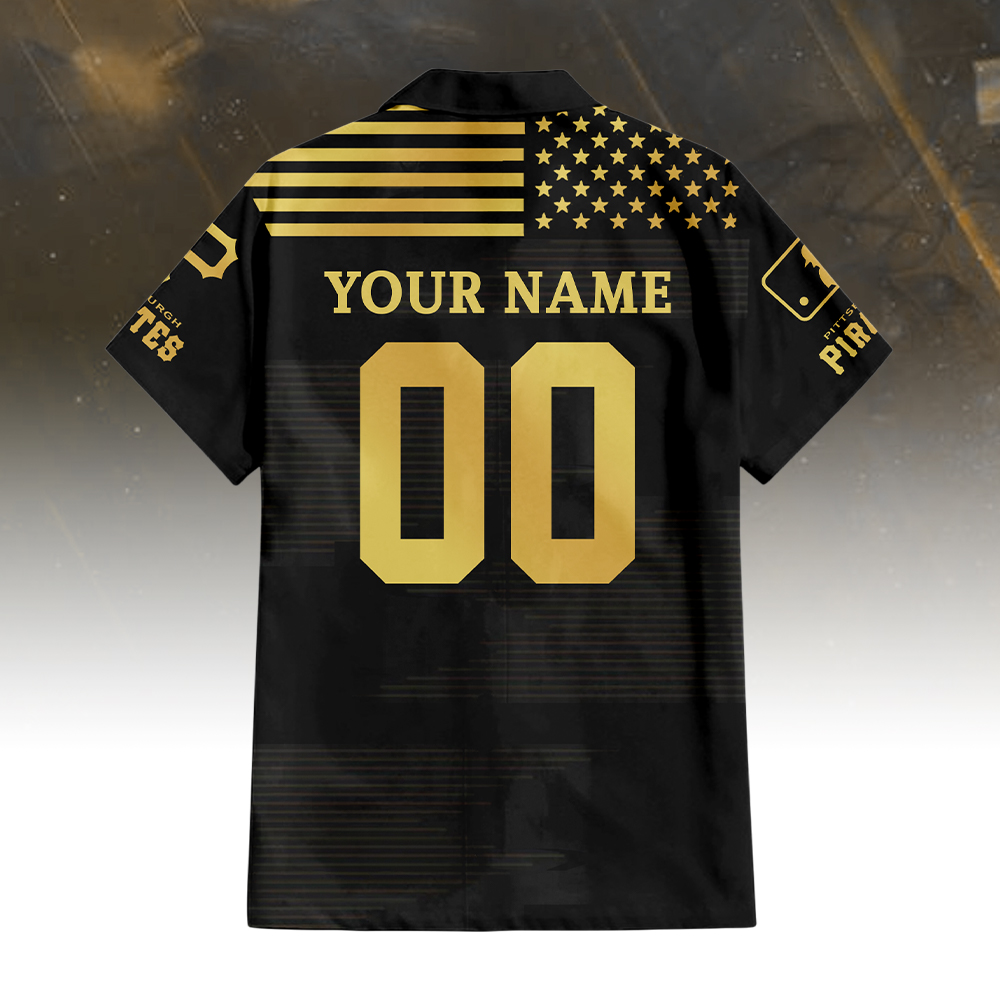 Pittsburgh Pirates Golden Hawaiian Shirt