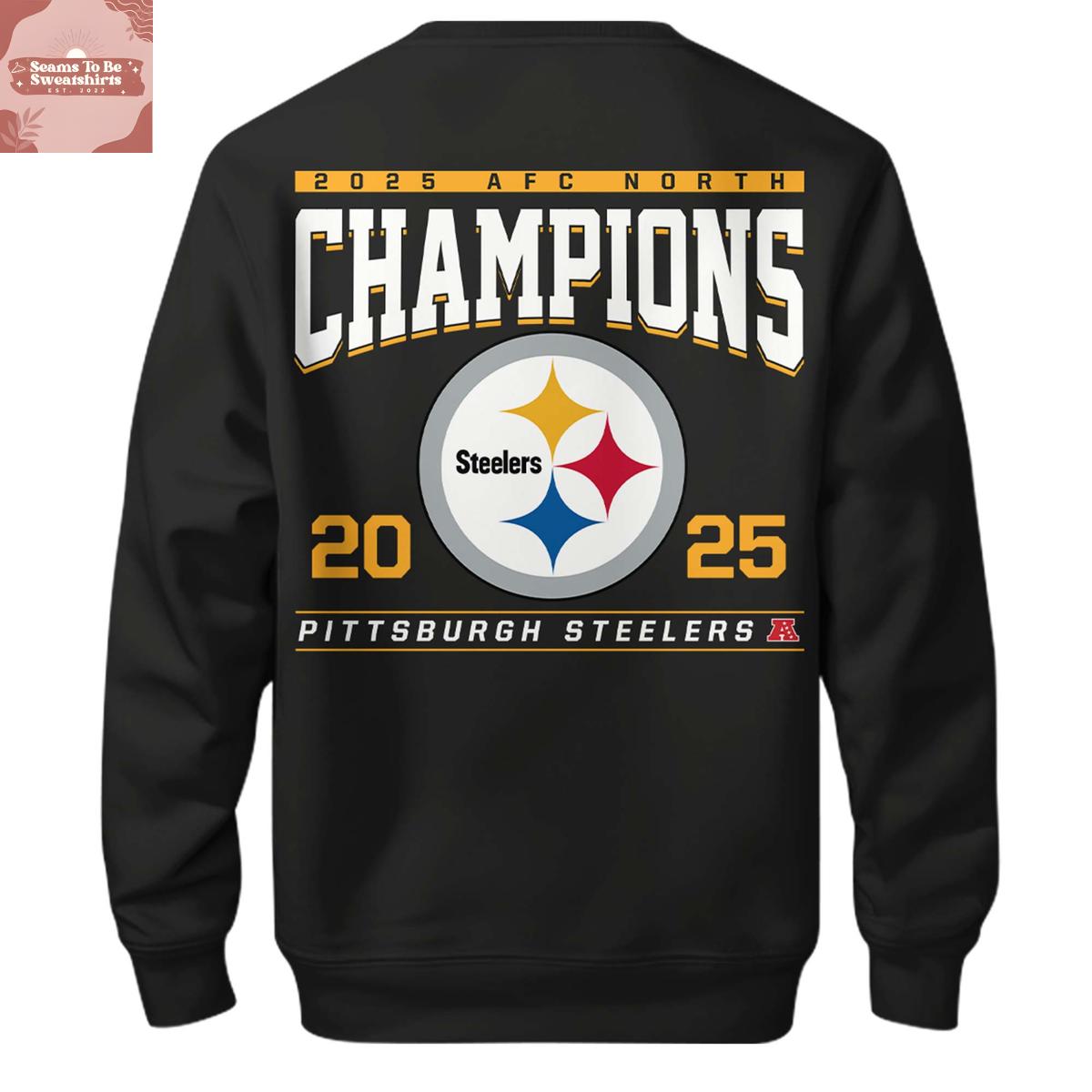 Pittsburgh Steelers 2025 AFC North Division Champions Hoodie Shirt