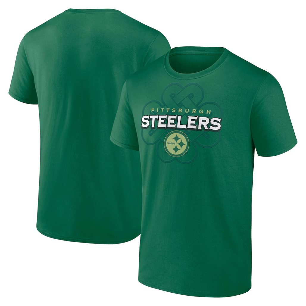 Pittsburgh Steelers Green Celtic Luck T-Shirt
