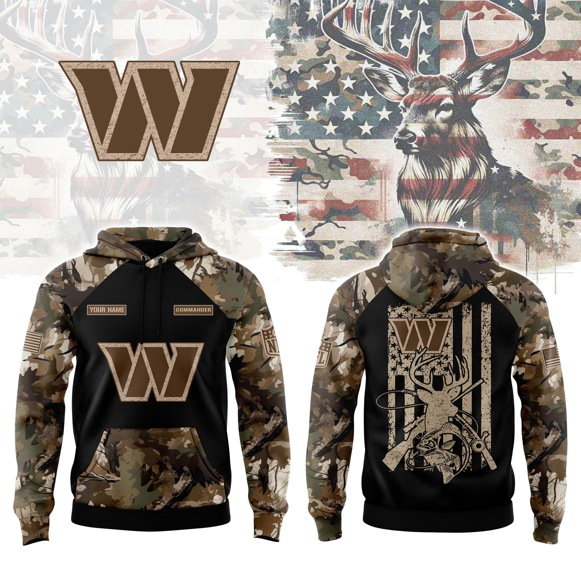 Pittsburgh Steelers Hunting Club Fleece Edition Hoodie