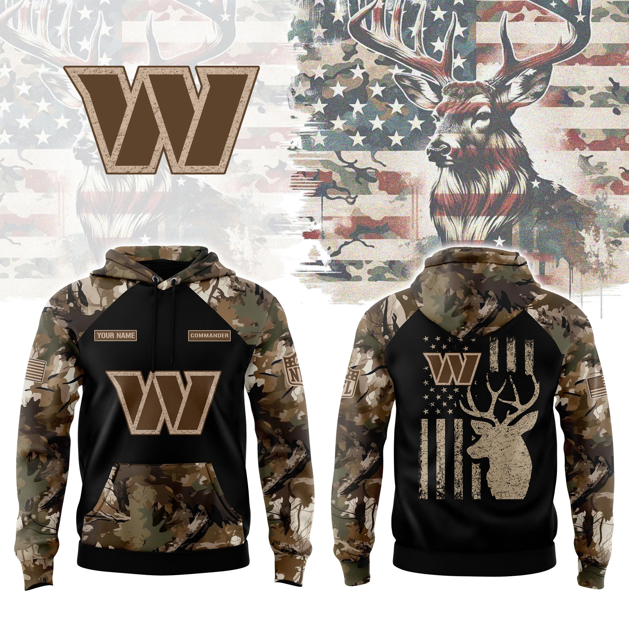 Pittsburgh Steelers Hunting Club Fleece Edition Hoodie