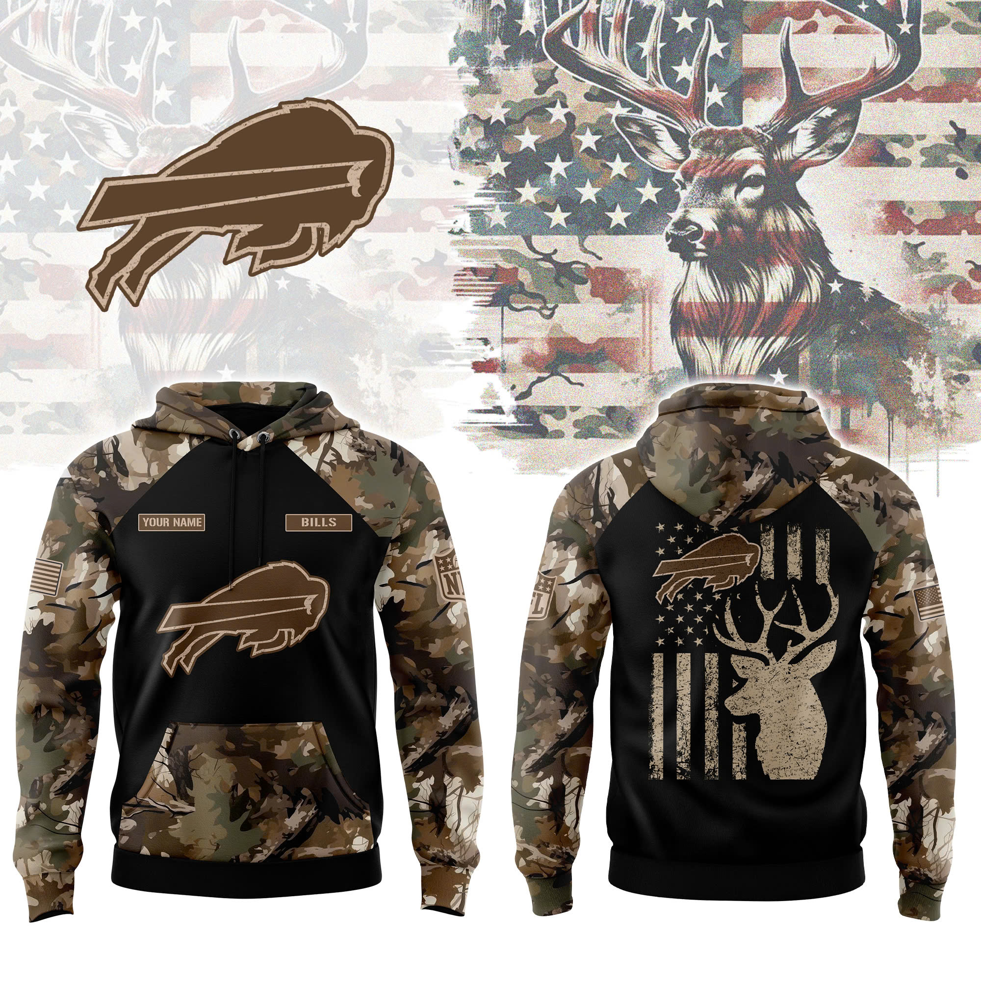 Pittsburgh Steelers Hunting Club Fleece Edition Hoodie