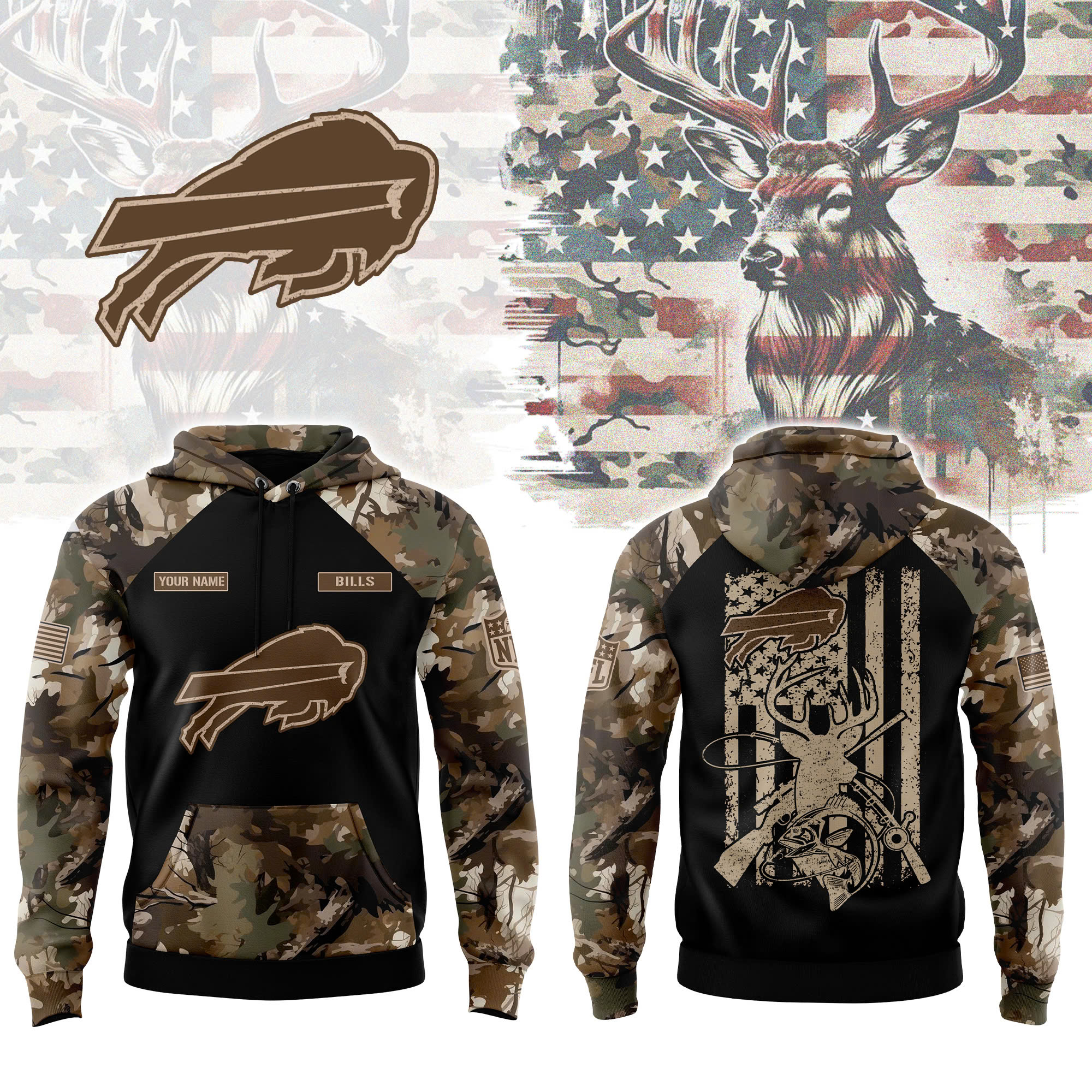 Pittsburgh Steelers Hunting Club Fleece Edition Hoodie