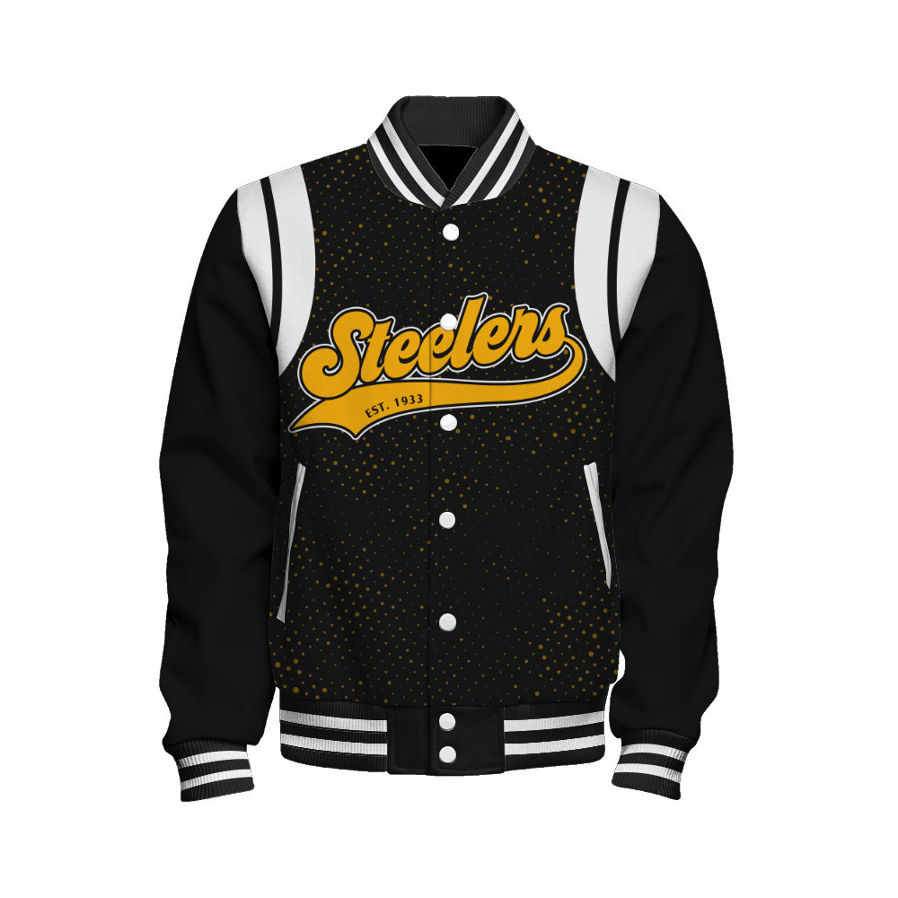Pittsburgh Steelers National Football League Make Your Mark Unisex Varsity Jacket