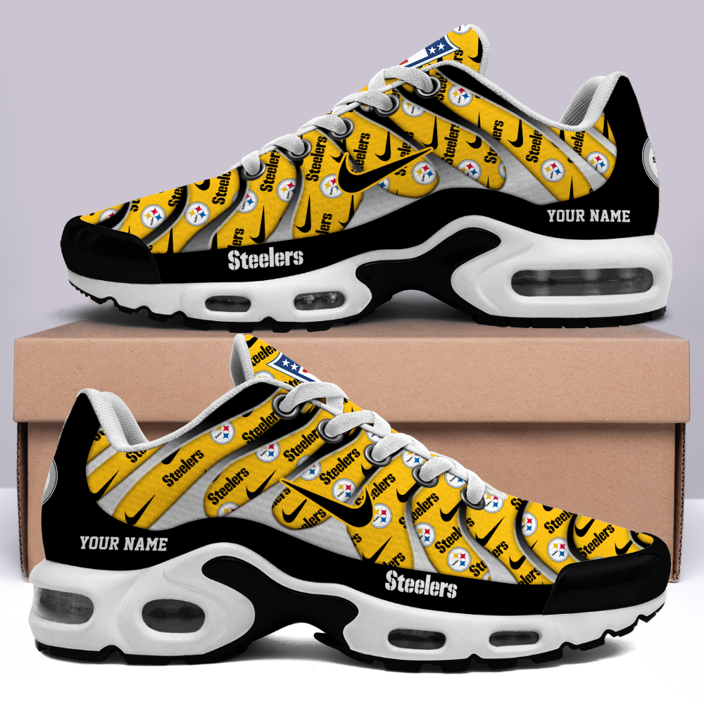Pittsburgh Steelers-Pattern Swoosh Personalized H56 Shoes-SP16112327ID02DS08