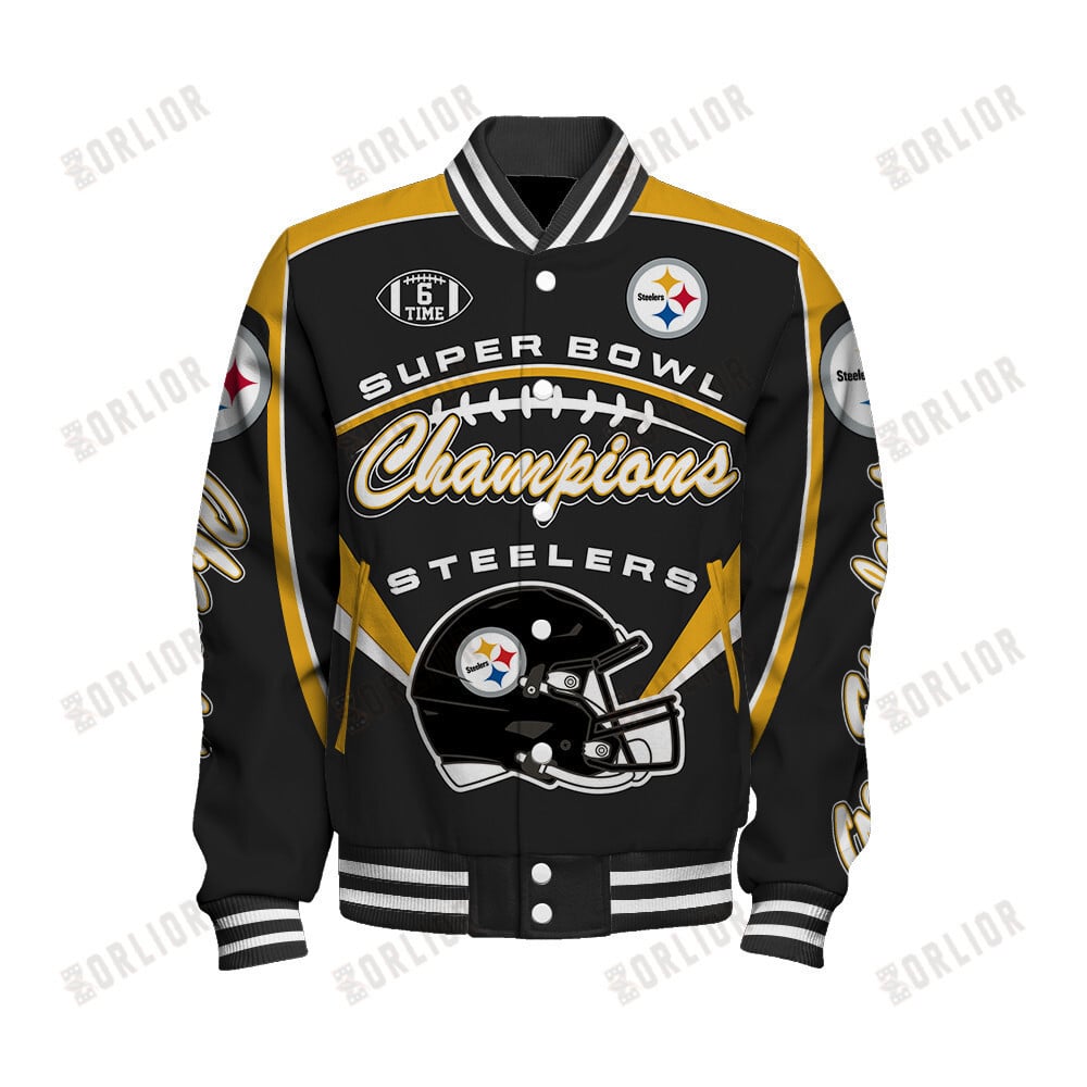 Pittsburgh Steelers Super Bowl Champions We'll Always Be Together Varsity Jacket
