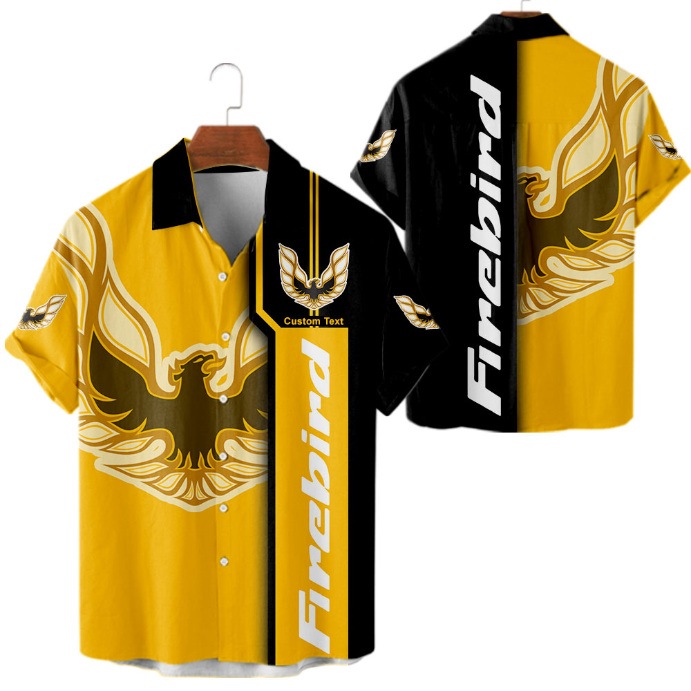 Pontiac Firebird 3D Apparel Zip Hoodie,Pant,Polo, Button Hawaii Shirt Personalized