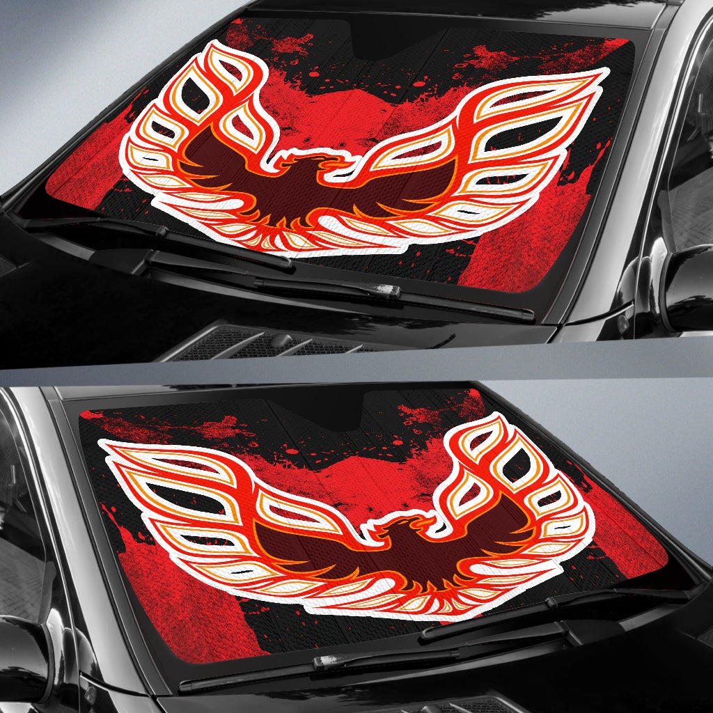 Pontiac Firebird Windshield Sun Shade Red