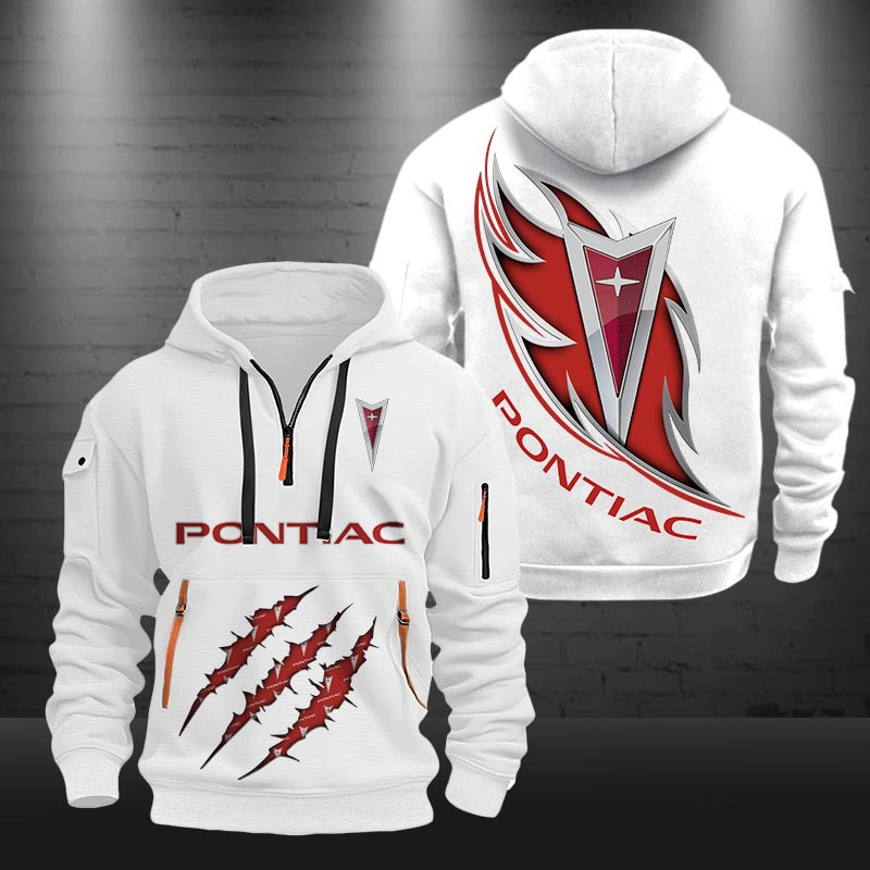 Pontiac New Zip Hoodie 0471 Multicolor
