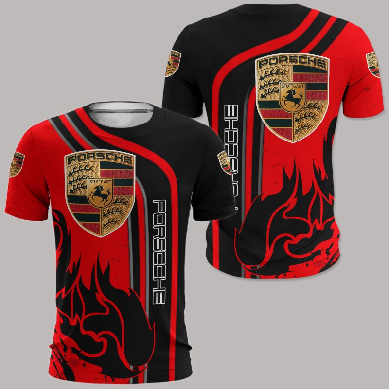 Porsche Printing T-Shirt, Polo, Hoodie, Zip, Bomber 9826