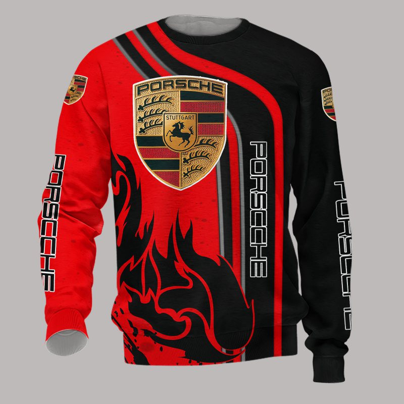 Porsche Printing T-Shirt, Polo, Hoodie, Zip, Bomber 9826