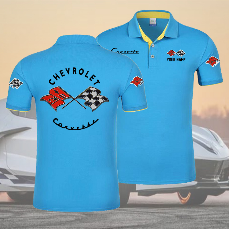 PVCLPC1418 Chevrolet Corvette C1 Polo Shirt