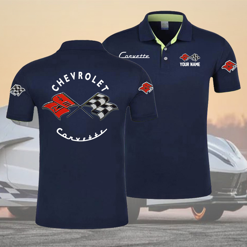 PVCLPC1418 Chevrolet Corvette C1 Polo Shirt