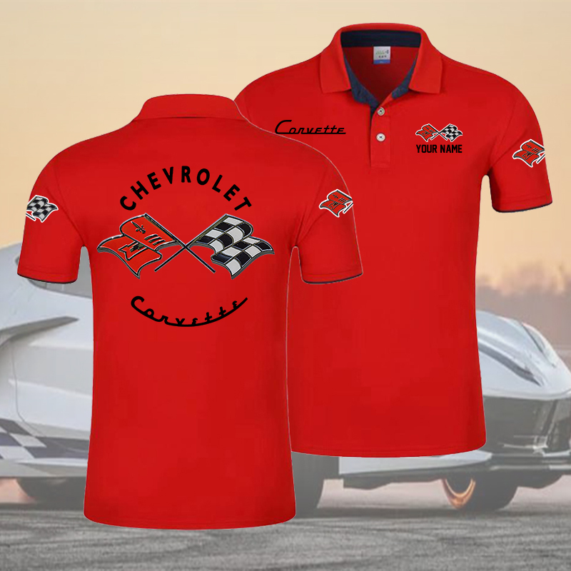 PVCLPC1418 Chevrolet Corvette C1 Polo Shirt