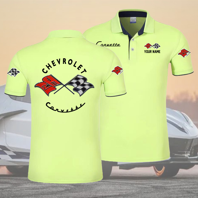 PVCLPC1418 Chevrolet Corvette C1 Polo Shirt