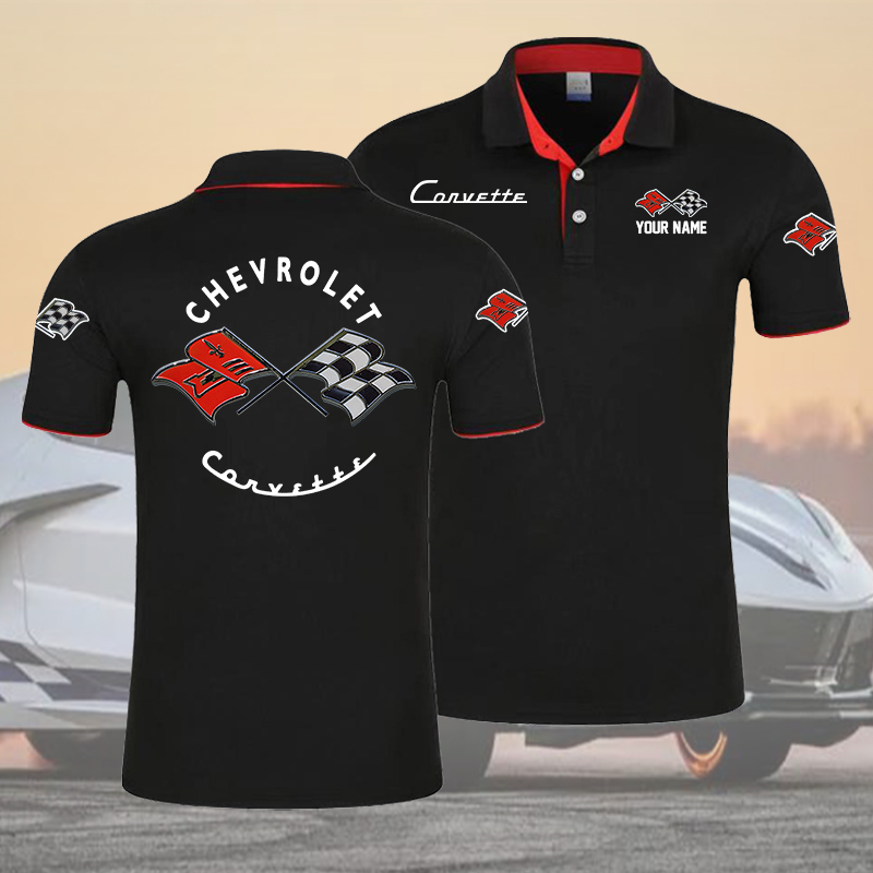 PVCLPC1418 Chevrolet Corvette C1 Polo Shirt
